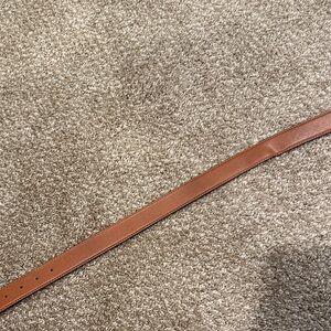Men's Leather Crossbody Strap in Brown